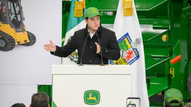 Samuel García celebra inversión de John Deere