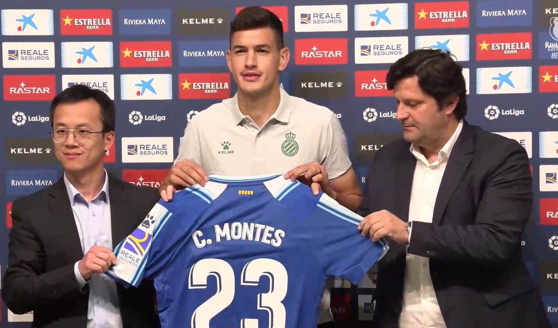 César Montes utilizará el número 23 en el Espanyol de Barcelona