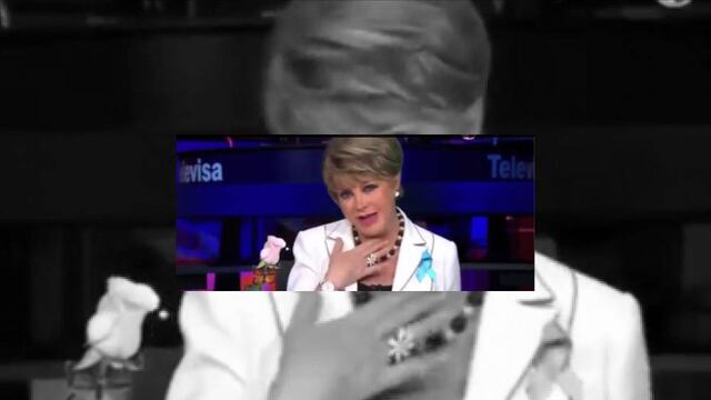 A Lolita Ayala se le sale un "gallo" en pleno noticiero