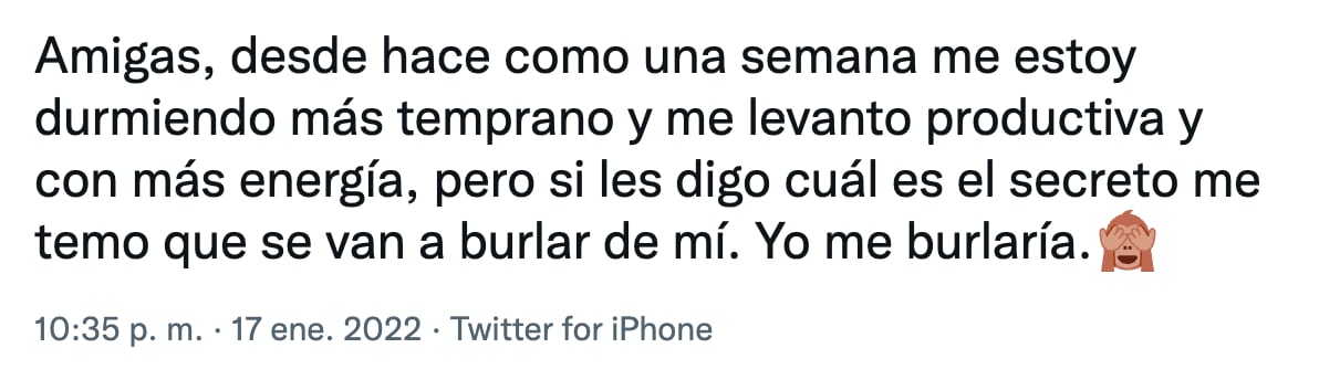 Tuit de la mujer que ve Exatlón