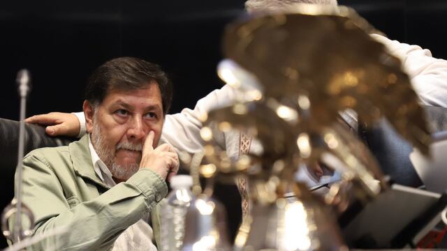 El presidente de la Mesa Directiva del Senado, Gerardo Fernández Noroña