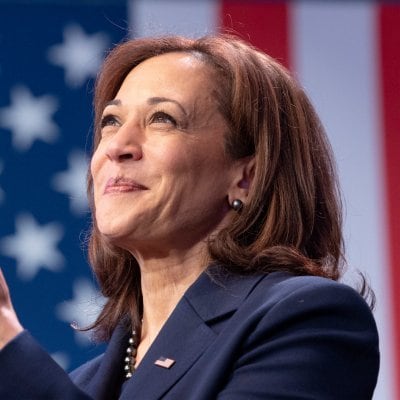 Kamala Harris, candidata a presidencia EU.