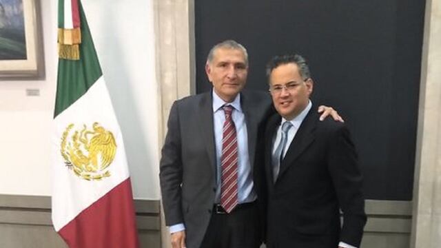 Santiago Nieto y Adán Augusto López