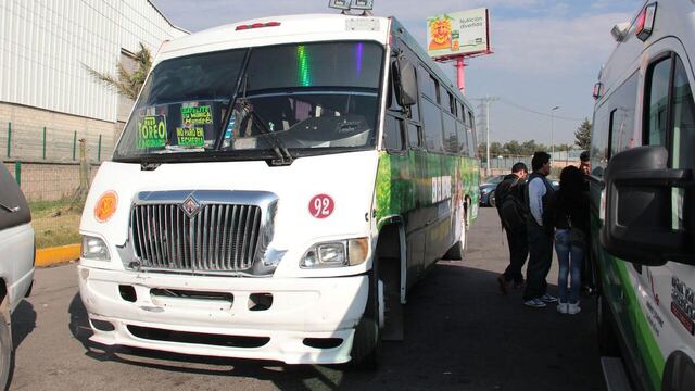 Unidad de transporte público.