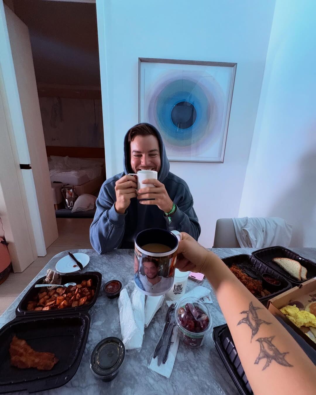 JoJo Siwa con Chris Hughes