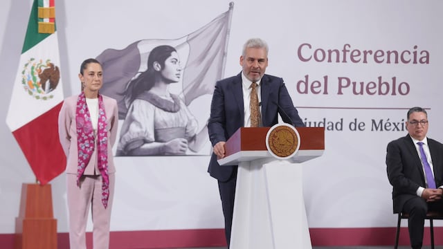 Alfredo Ramírez Bedolla y Claudia Sheinbaum