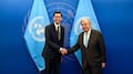 Roberto Velasco sostiene reunión con António Guterres en cierre de la ONU