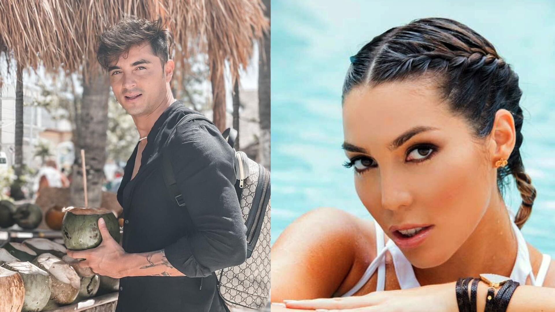 Christian Estrada y Frida Sofía.