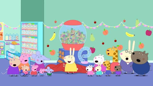 Peppa Pig por el Día de los Gusanos de Gomita