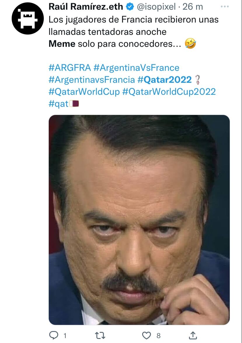 Memes final Qatar 2022.