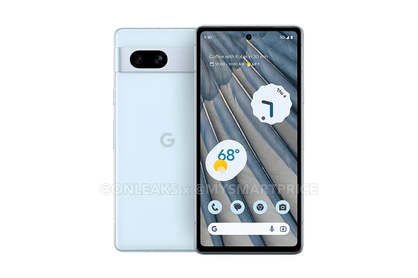 Pixel 7a de Google Filtrado