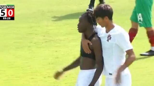 Geovany Quenda, joya de la Selección de Portugal Sub-17.