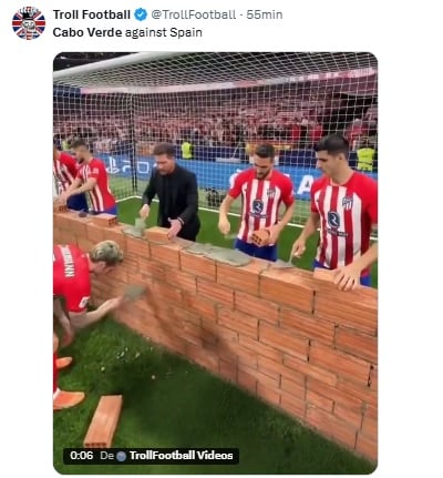 Memes del partido de España vs Cabo Verde en el Mundial 2026.