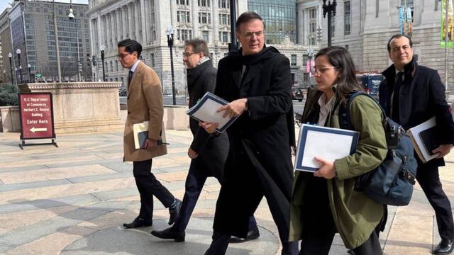 Marcelo Ebrard realiza trabajo conjunto con funcionarios comerciales de Estados Unidos