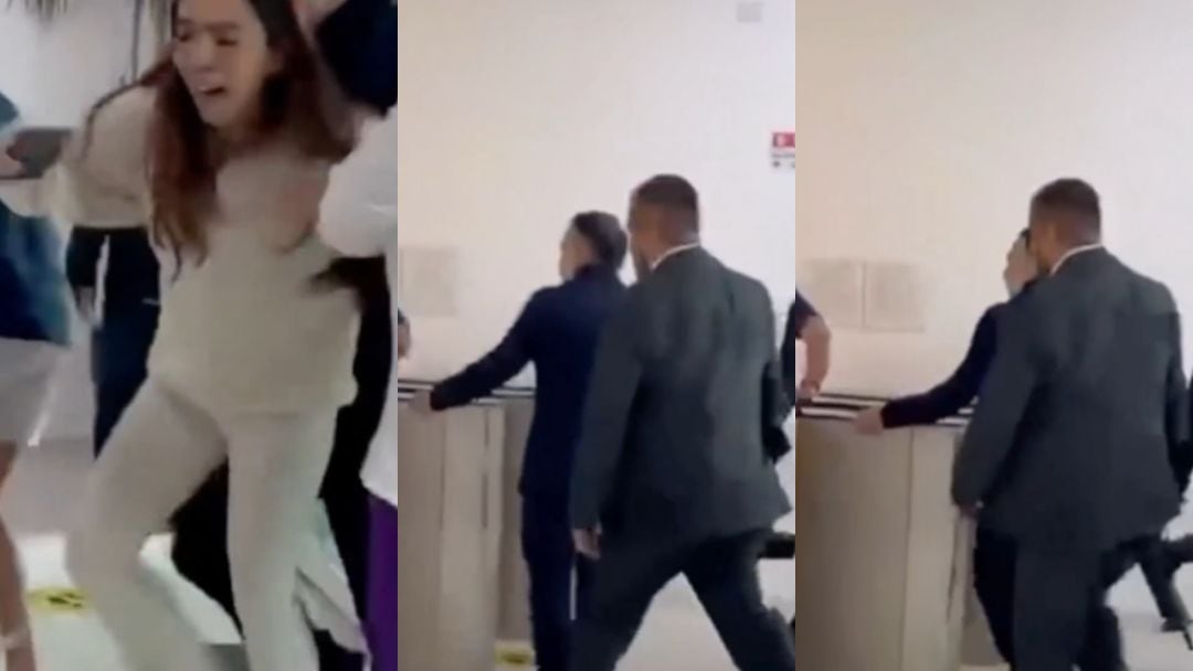 Video muestra a Fernando Flores, alcalde de Metepec, entrando con escoltas a club deportivo