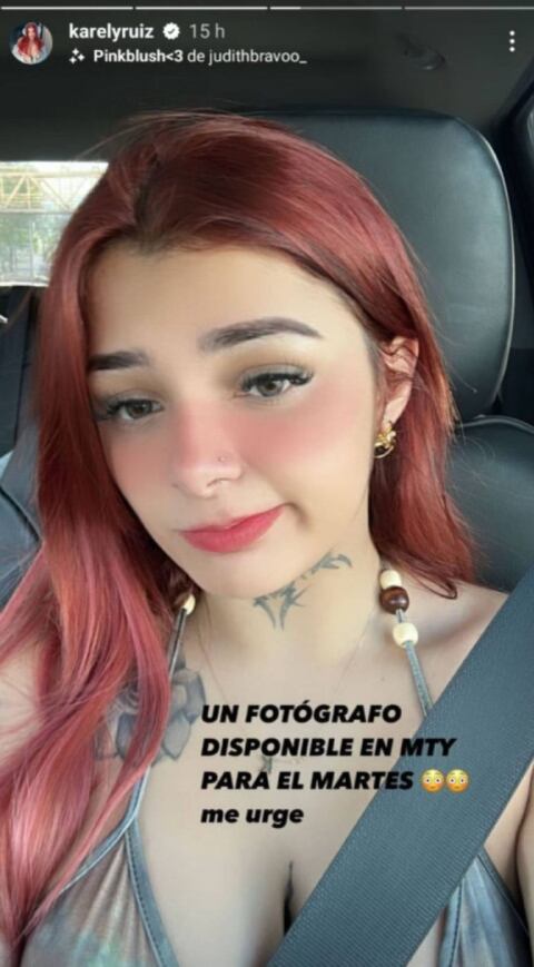 Karely Ruiz buscó fotógrafo y apostamos que más de uno se apuntó