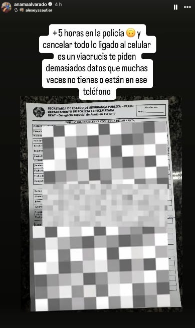 Ana María Alvarado es víctima de robo en Brasil