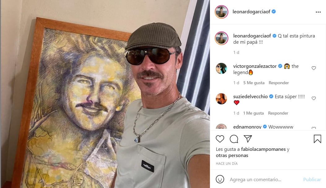 Leonardo García podría interpretar a su padre en su bioserie