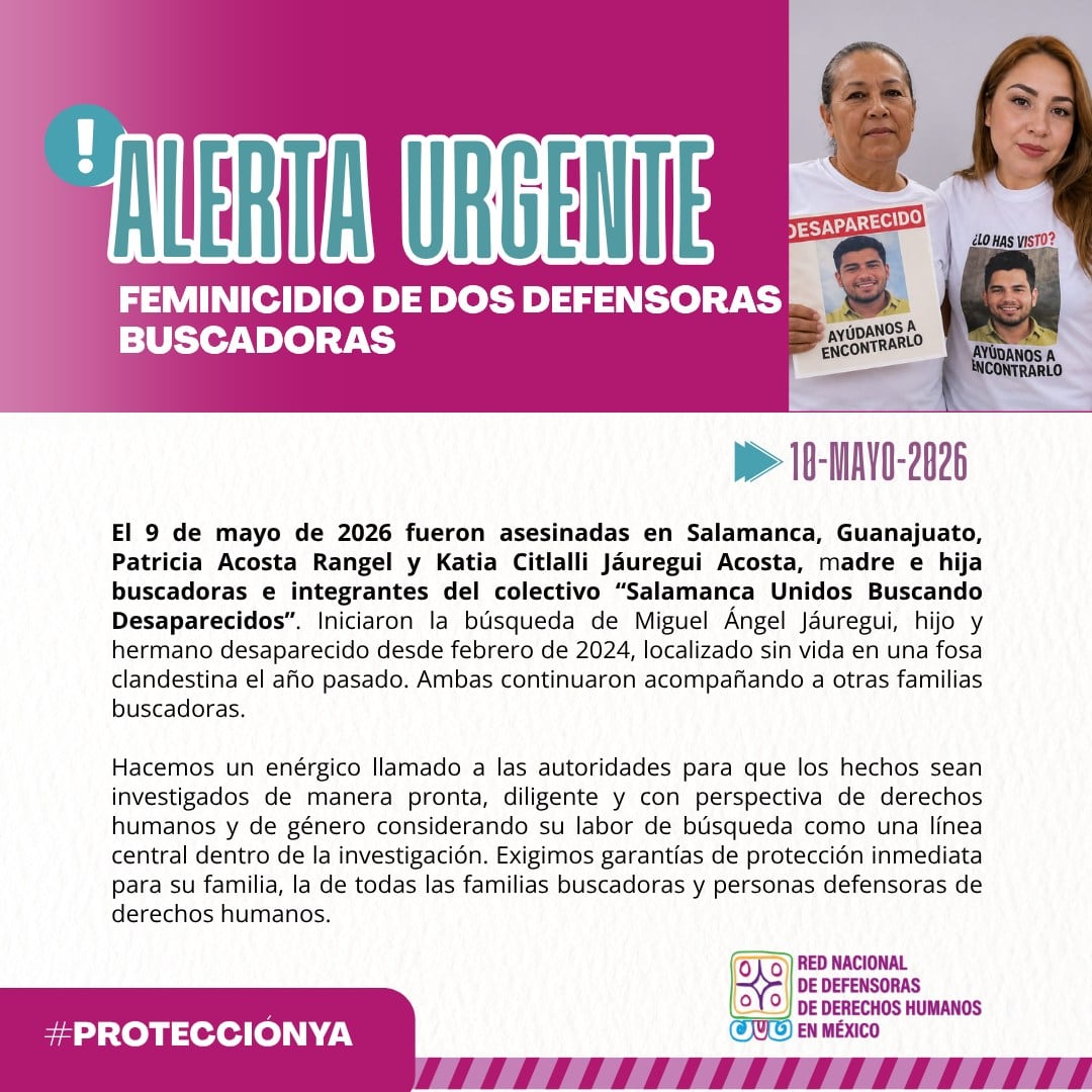 Patricia Acosta y Katia Jáuregui: exigen justicia por sus asesinatos