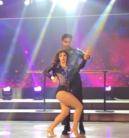 Luis Caballero y Arantza Ruiz pareja de baile en Hoy