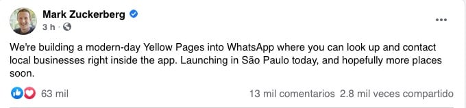 WhatsApp Yellow Pages