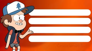 Etiquetas escolares para imprimir de Gravity Falls