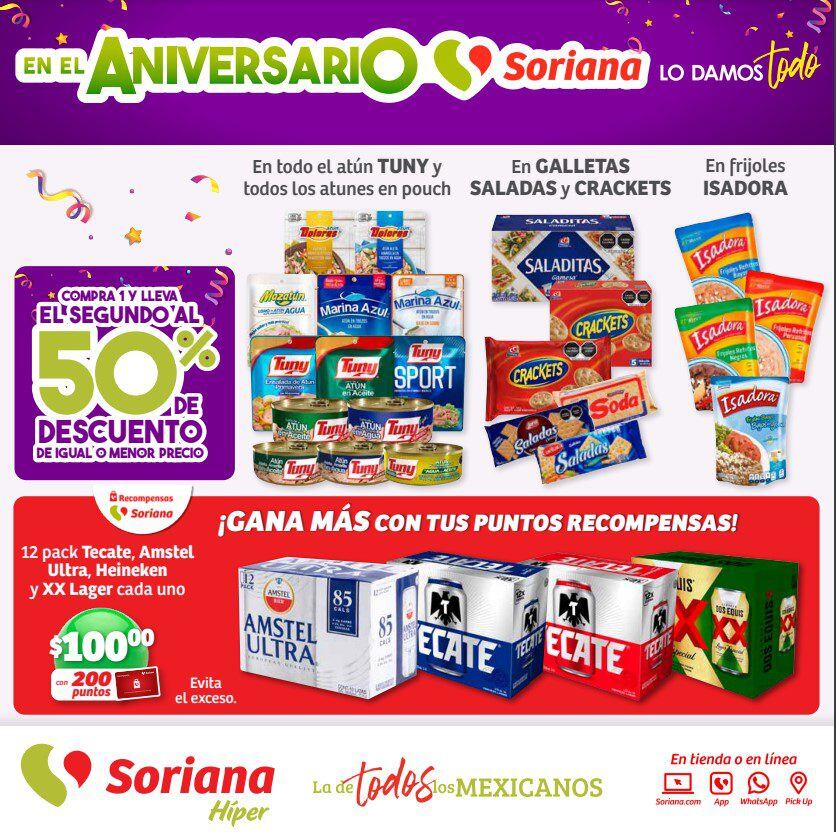 Soriana Fin de Semana 6 al 9 de octubre 2023