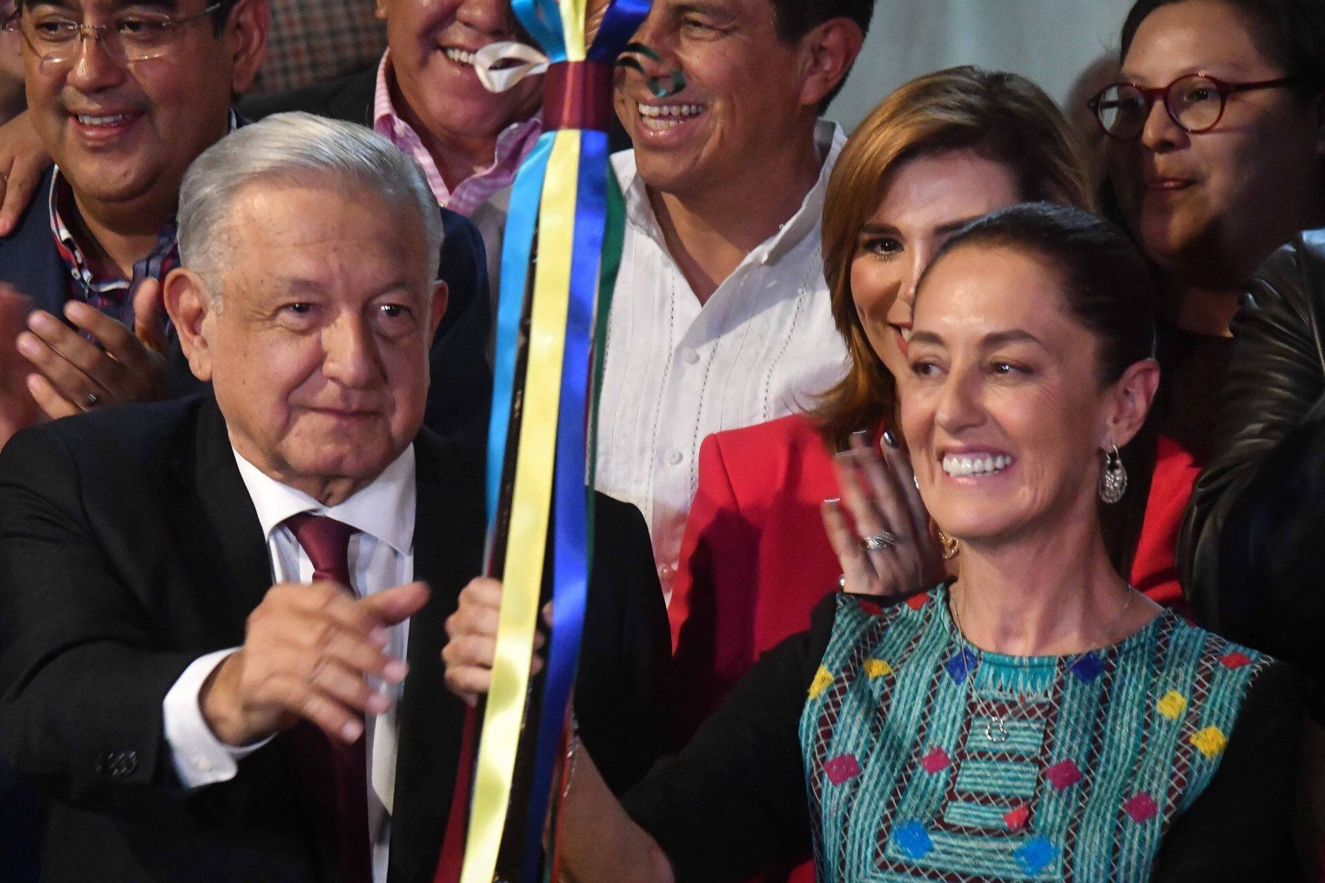 AMLO y Claudia Sheinbaum