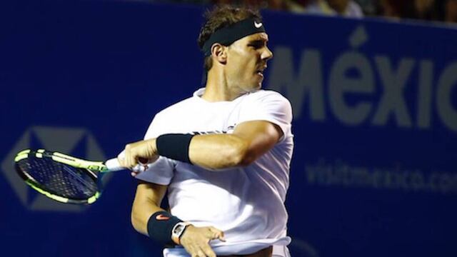 Rafael Nadal avanzó a la segunda ronda del torneo mexicano