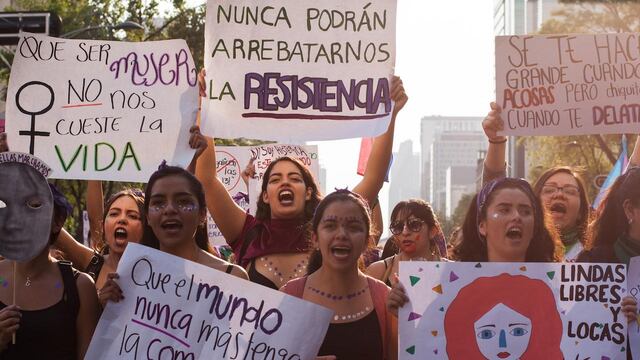 Marcha violencia mujer