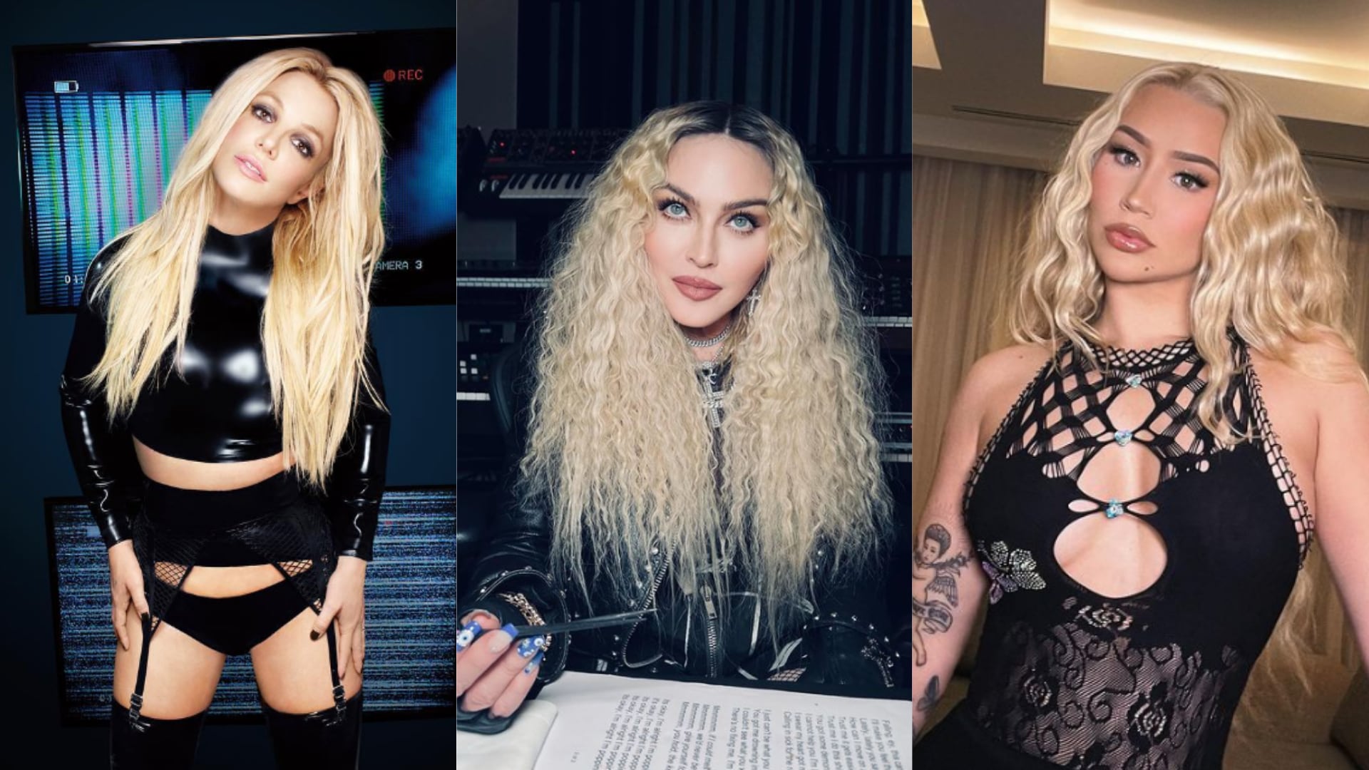 Britney Spears, Madonna, Iggy Azalea