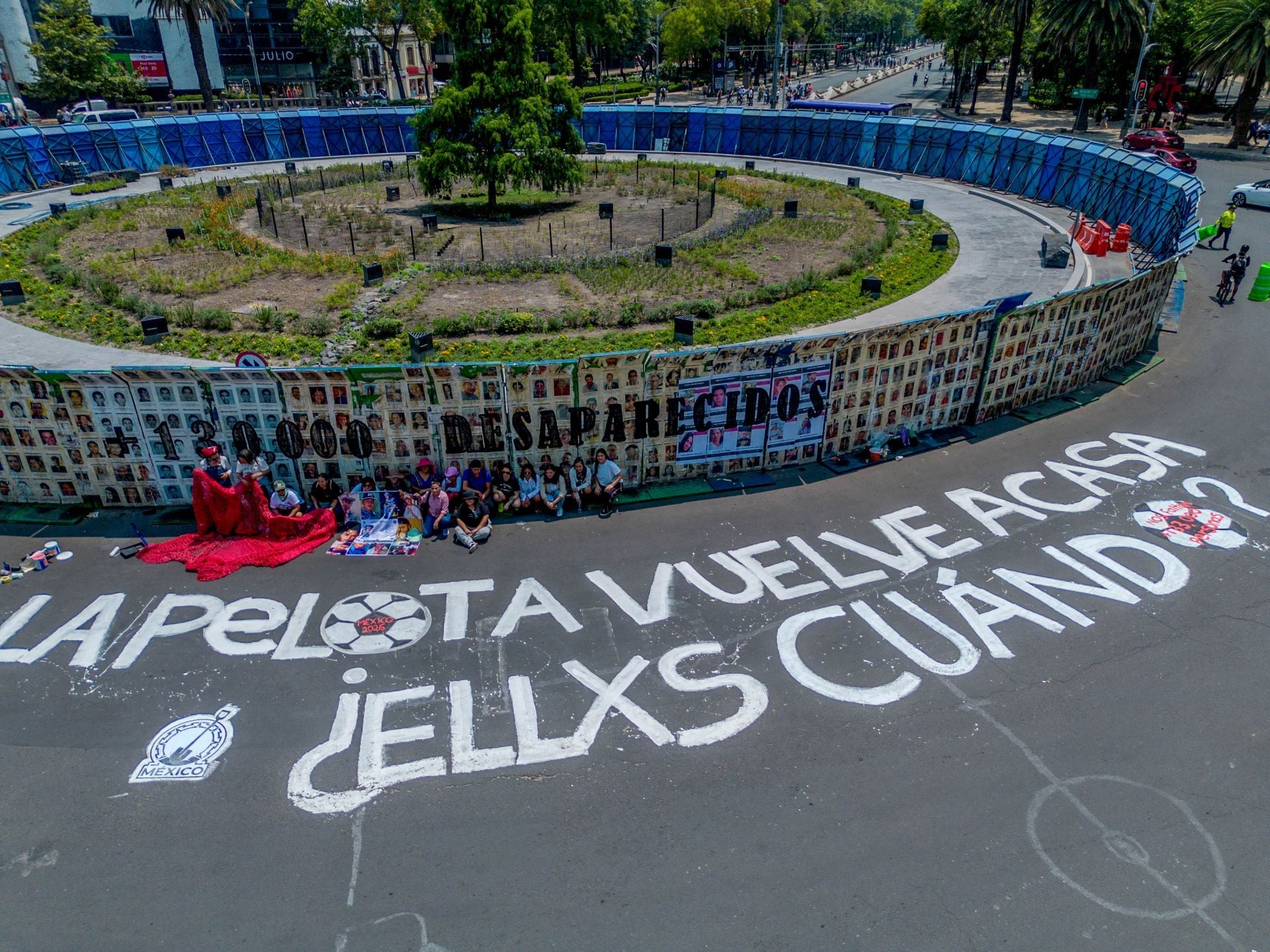 Protesta contra feminicidios