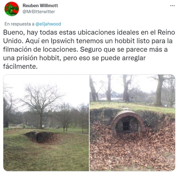 Tuit sobre mudanza de 'El Señor de los Anillos' a RU