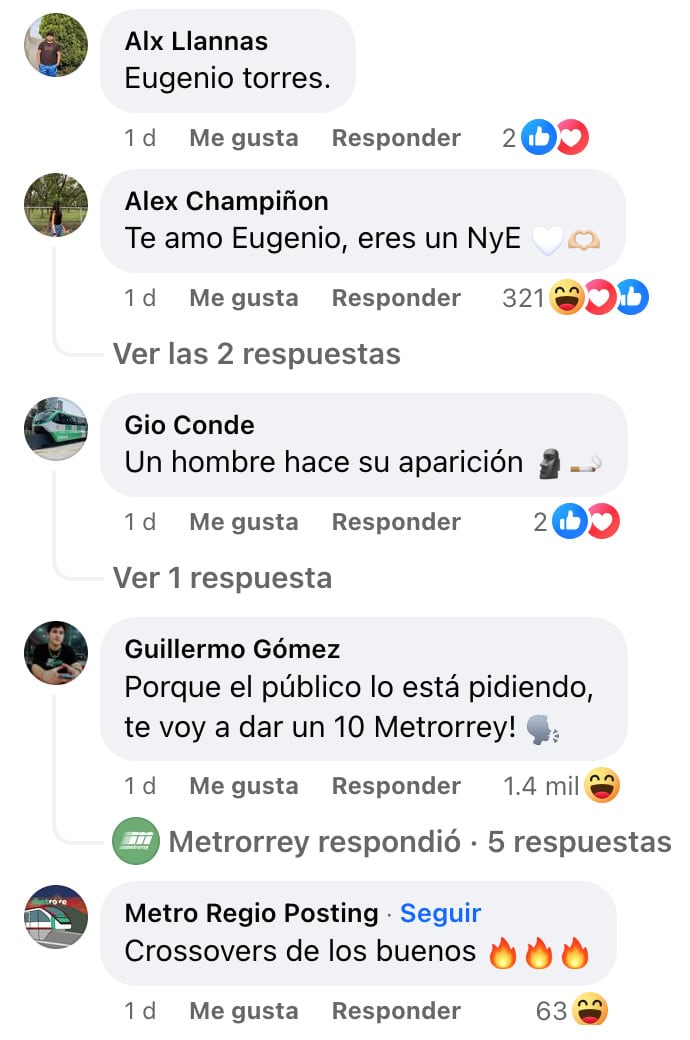 Comentarios de Konan Big en el Metrorrey