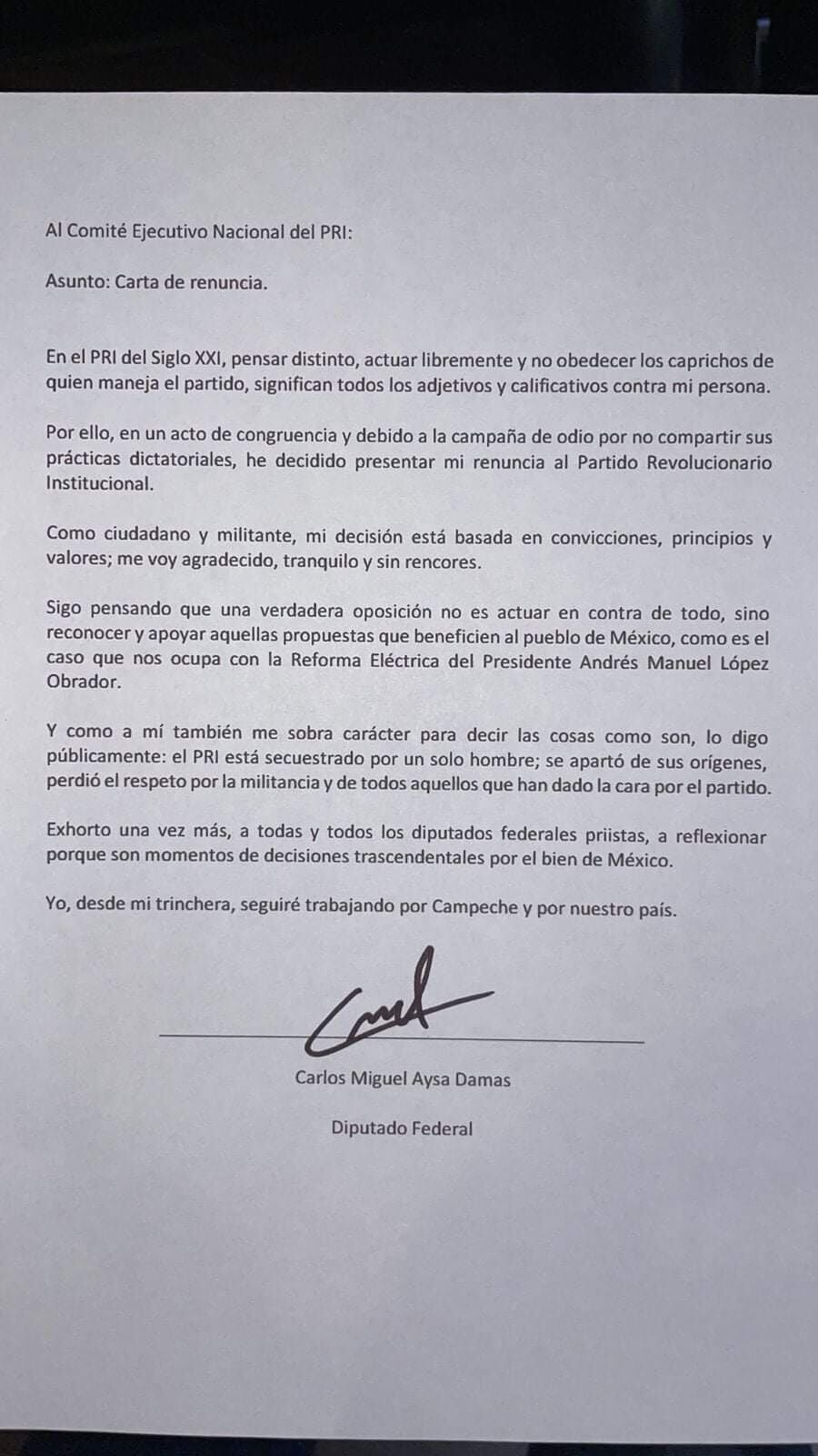 Renuncia