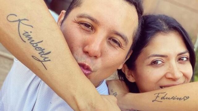 Edwin Luna y Kimberly Flores