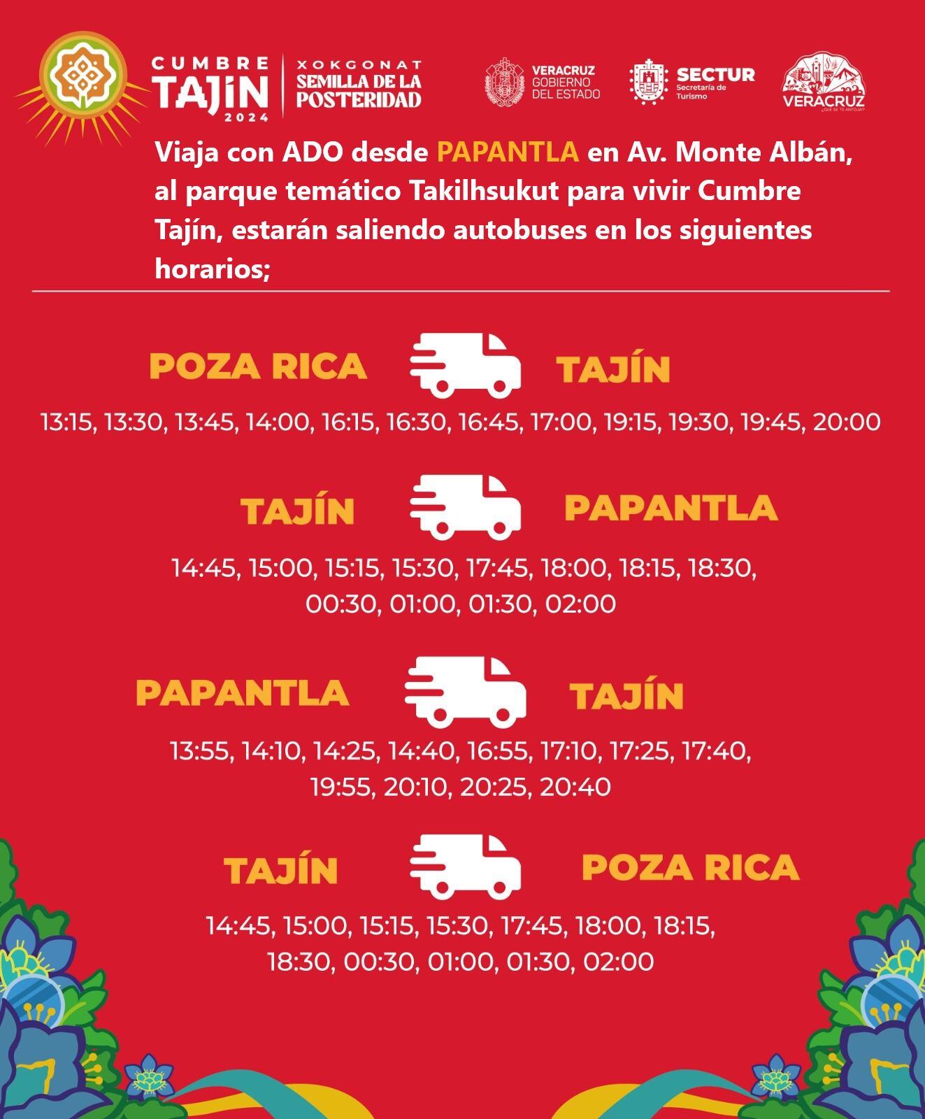 Opciones para viajar a Cumbre Tajín 2024