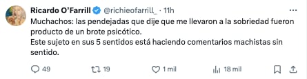 Ricardo O'Farril justifica su ataque a Chicharito Hernández