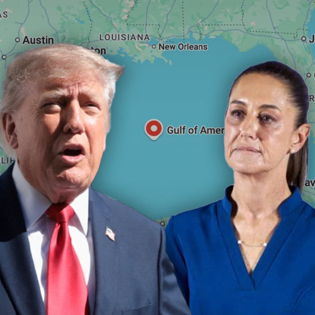 Donald Trump vuelve a imitar a Sheinbaum al hablar del Golfo de América
