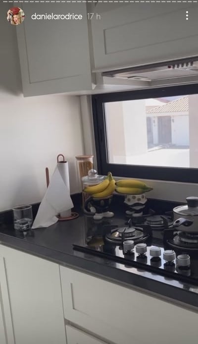 Daniela Rodrice celebra que haya fruta en su casa.