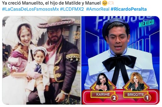 Los memes de Ricardo Peralta por su look en La Casa de los Famosos México 2024