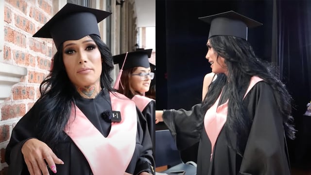 Karina Torres, amiga Wendy Guevara, se gradúa de la escuela