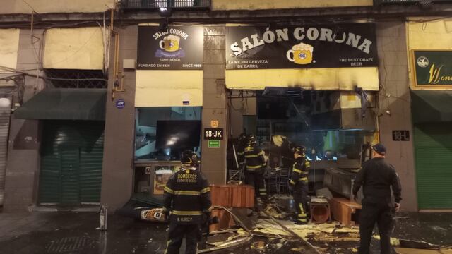 Explosión en Salón Corona