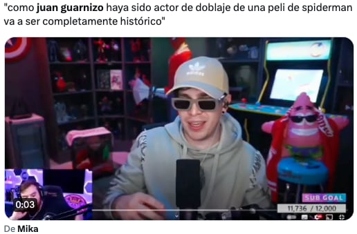 Memes aman y odian a JuanSGuarnizo por estar en el doblaje de Spider-Man: Across the Spider-Verse