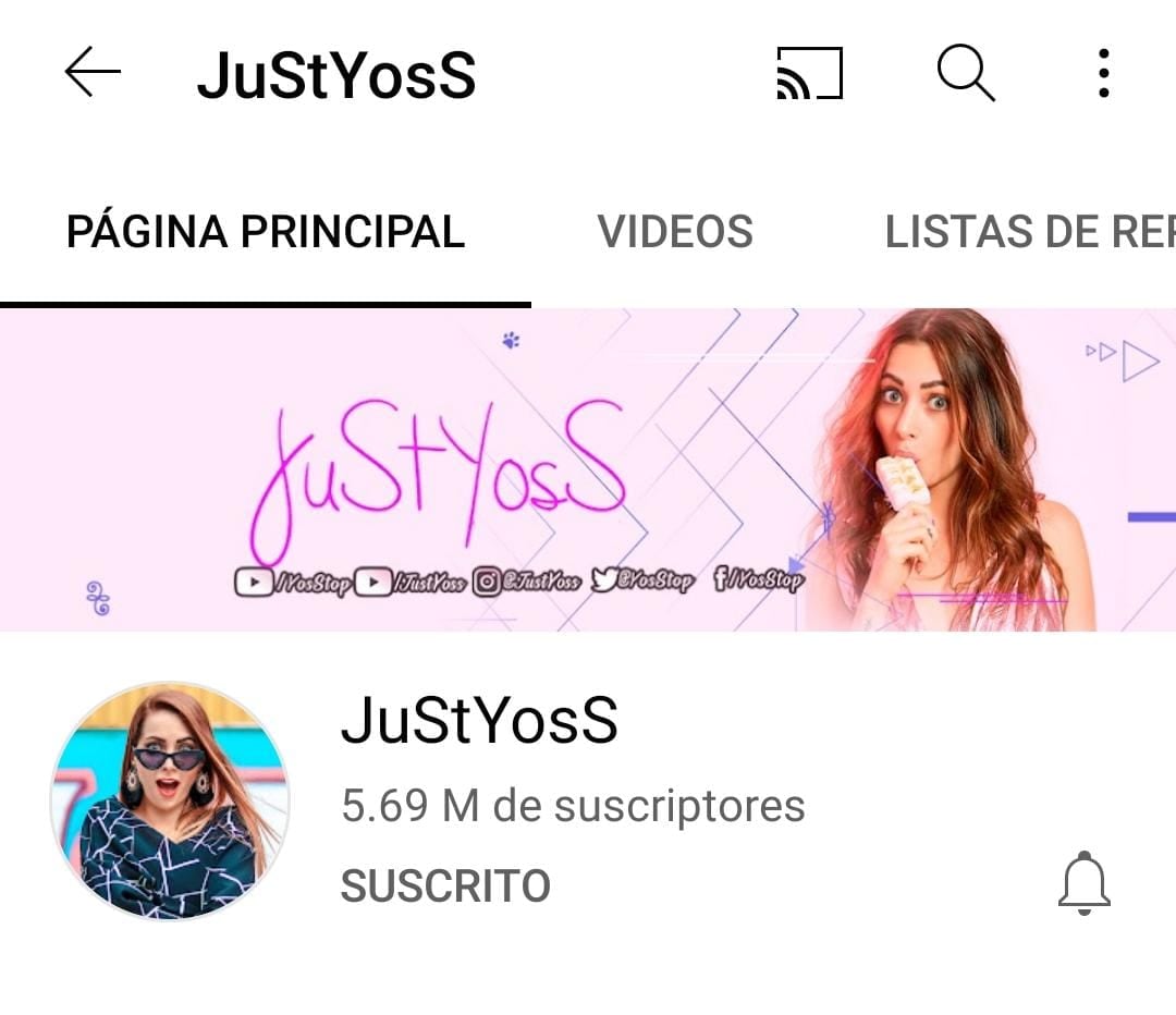 Canal de Youtube JustYoss