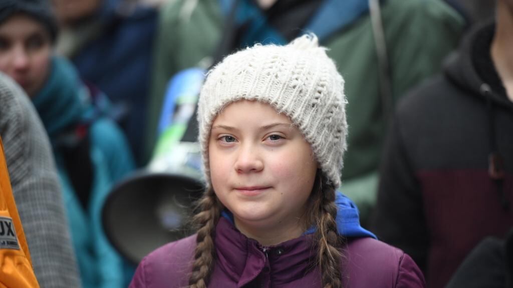 Greta Thunberg.