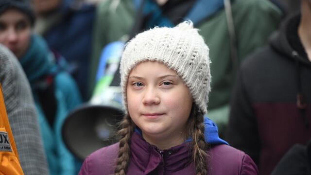 Greta Thunberg.