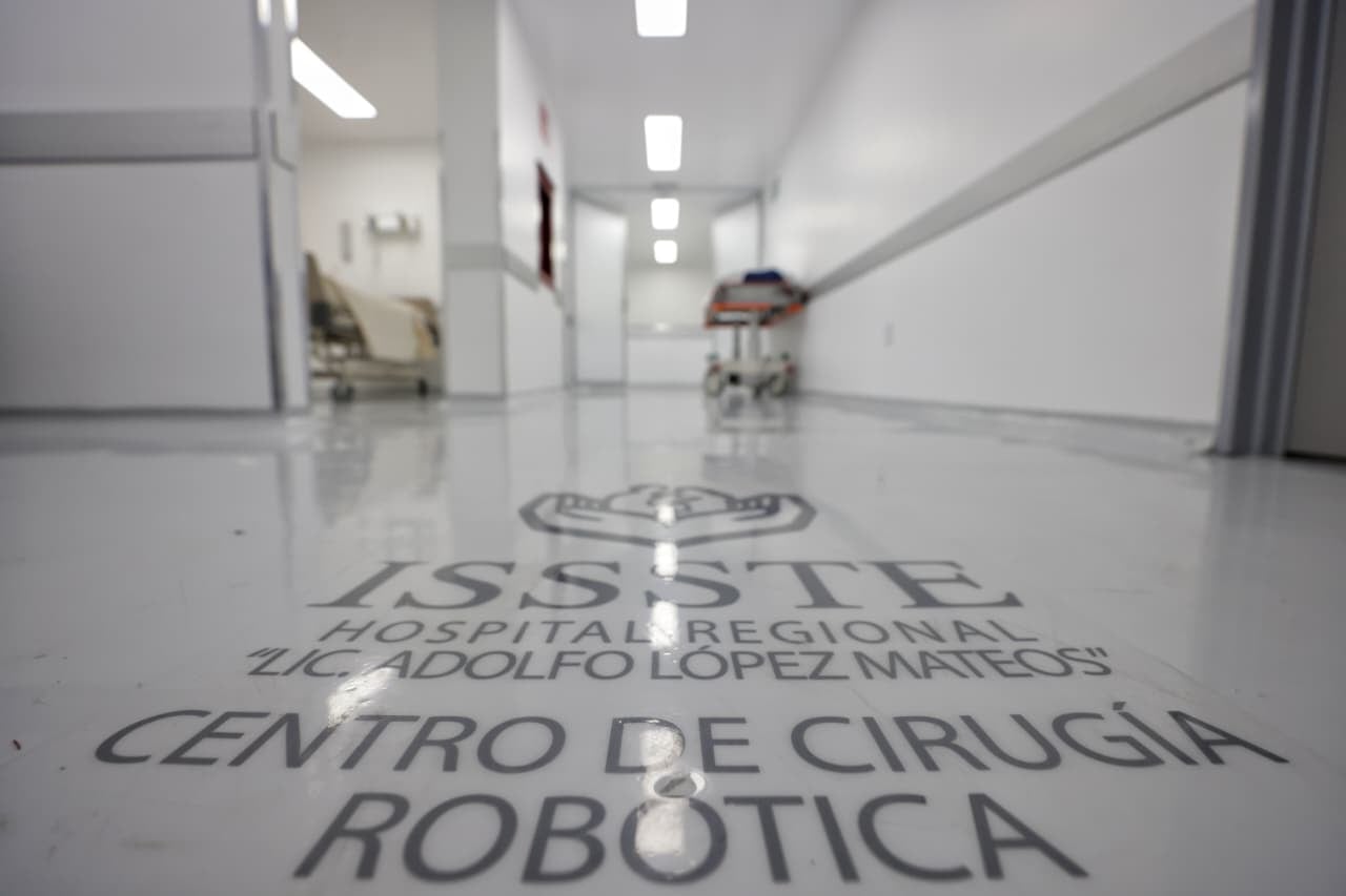 El nuevo Centro de Cirugía Robótica del HR  “Lic. Adolfo López Mateos”, tuvo una inversión de 6 mdp