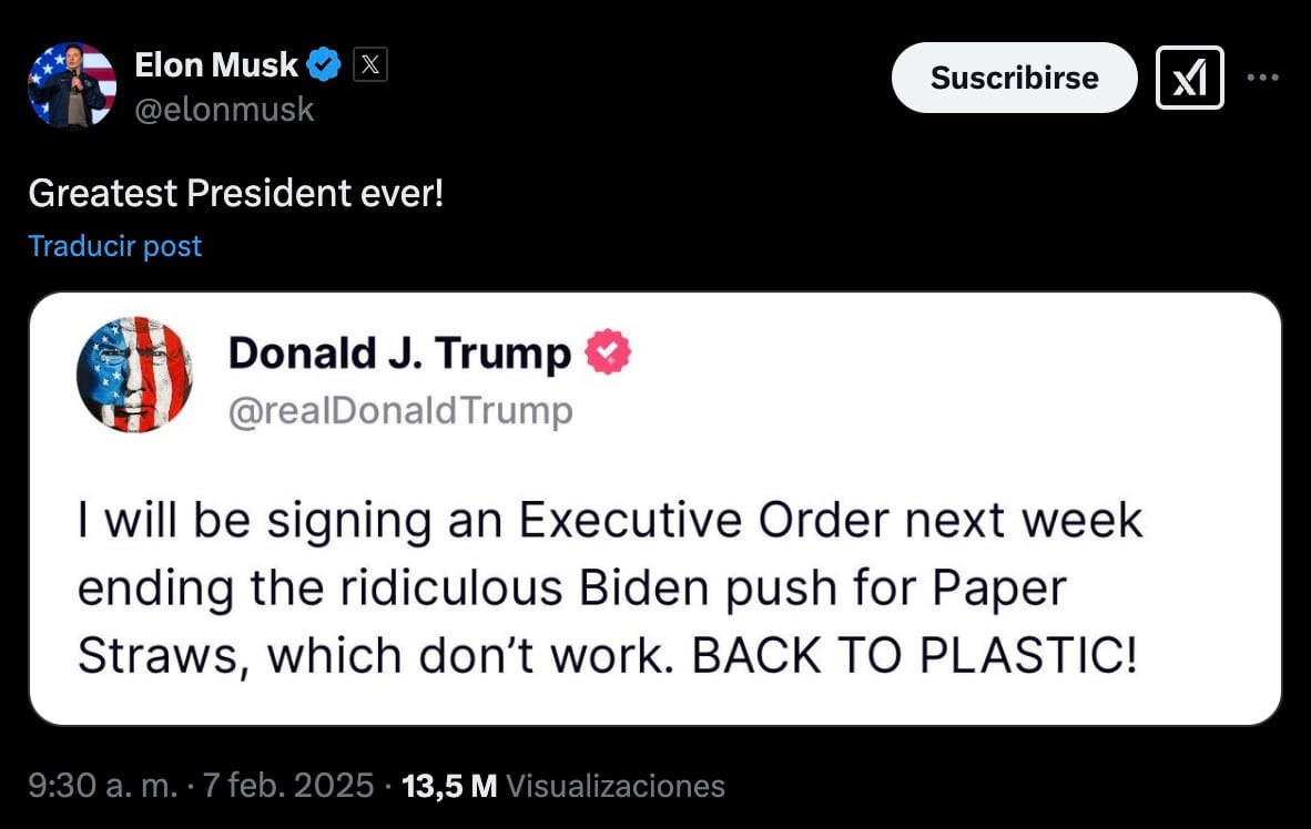 Nuevo golpe de Donald Trump y Elon Musk contra el medio ambiente