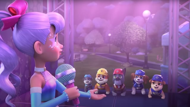 Rubble y Equipo con Paw Patrol conocen a una estrella pop por el Día Internacional del DJ
